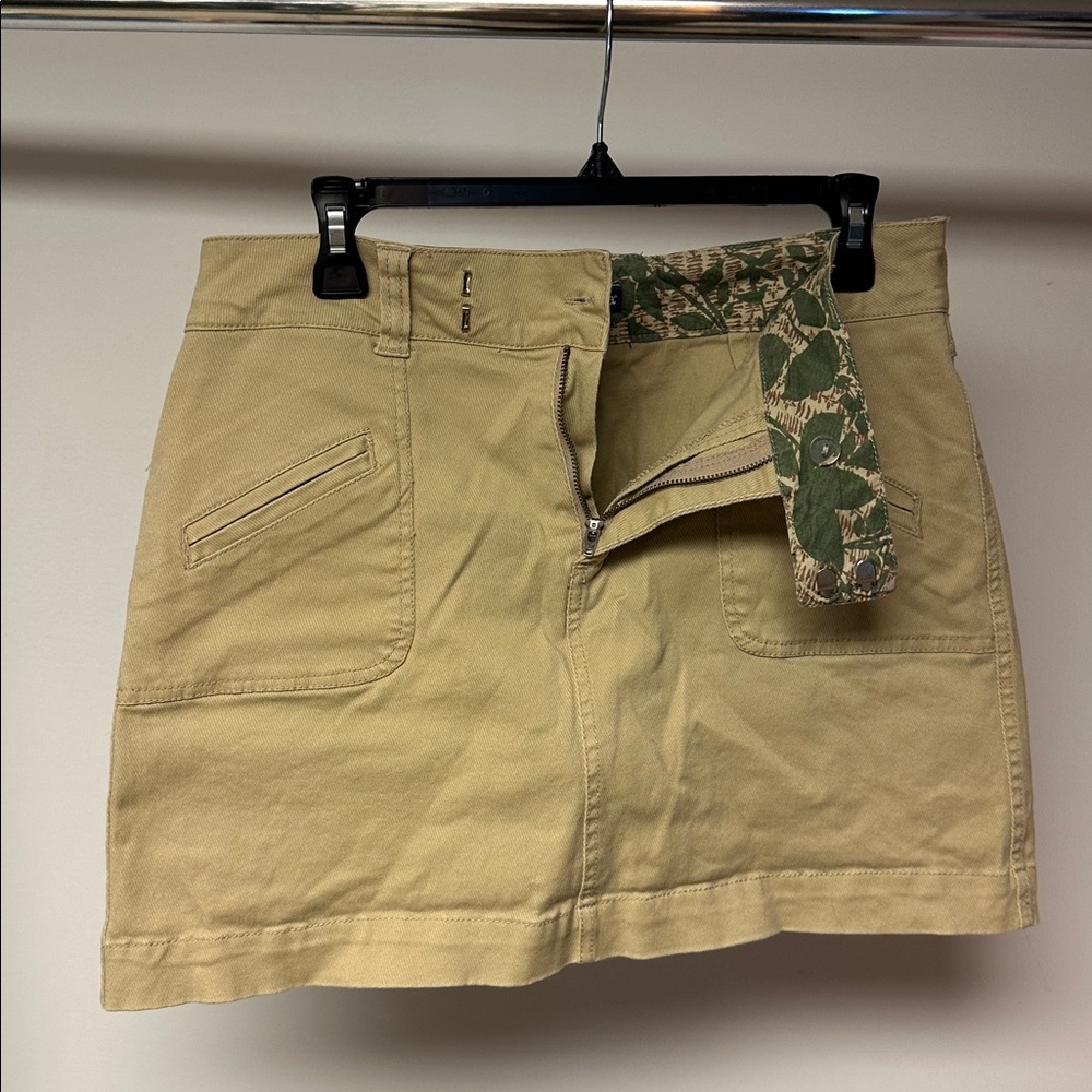 High Sierra Tan Mini Skort